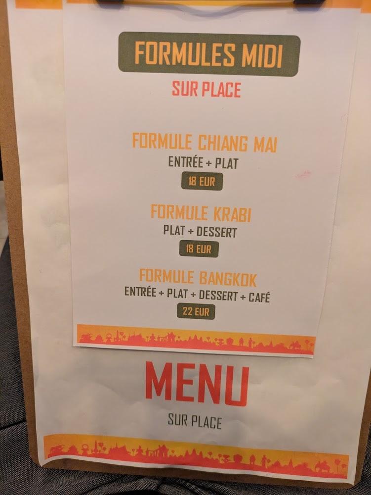 KAP KAO BISTROTHAÏ - Menu Image 2